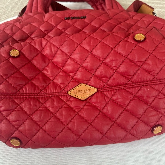 MZ Wallace Small Red Metro Tote - Picture 6 of 9